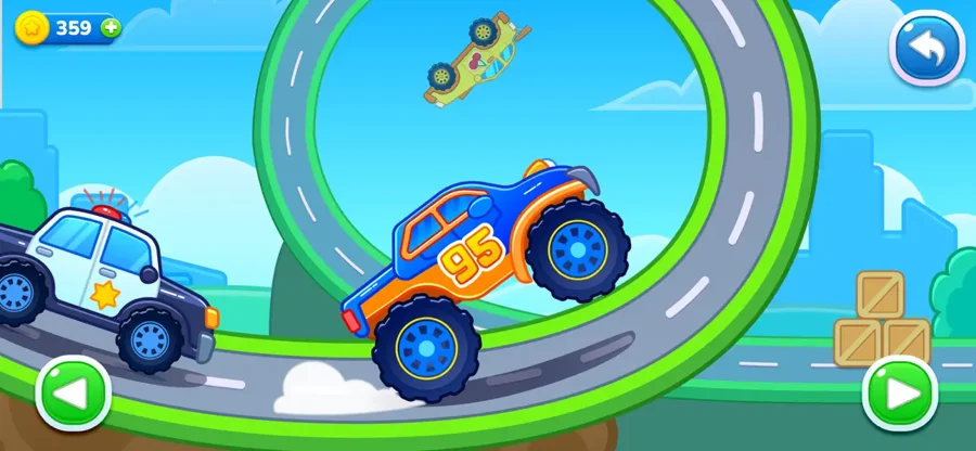 Car games for toddler and kids gameplay