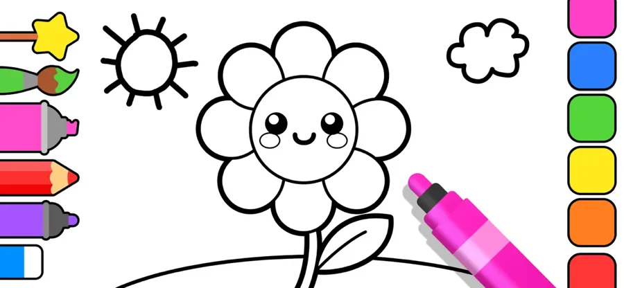 Coloring Book - Kids Games 2+ gameplay