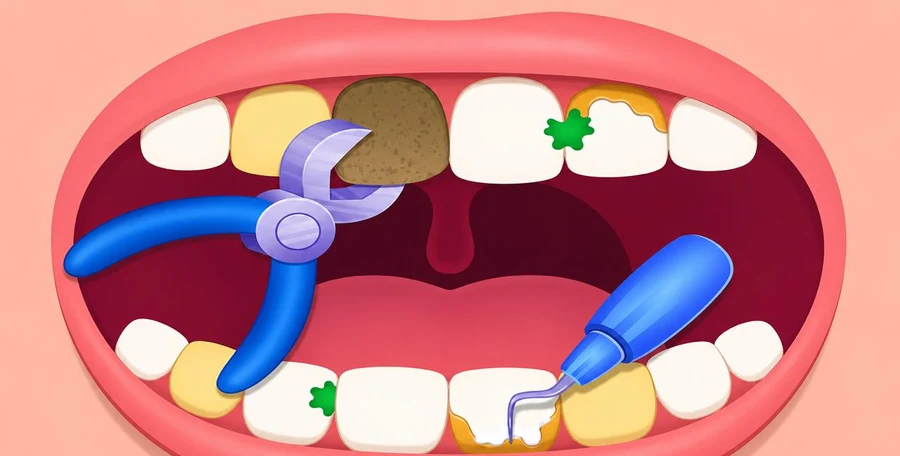 Dentist Baby Games for Kids gameplay