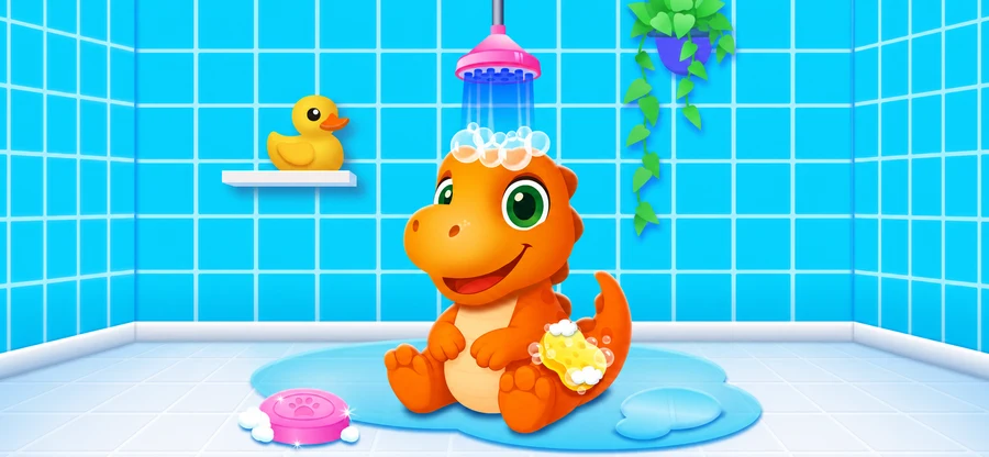 Dinosaur games for kids & baby gameplay