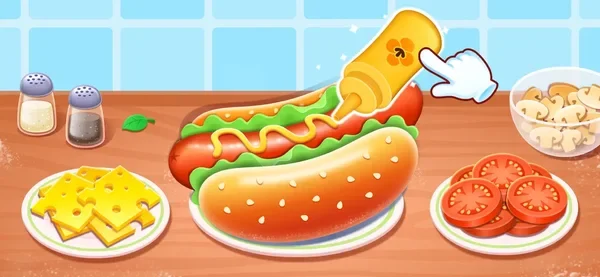 Hot Dog - Cooking Kids Games gameplay