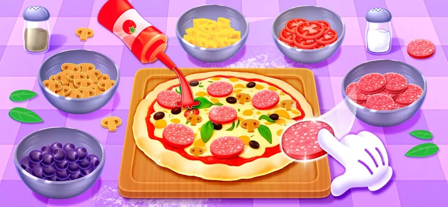 Kids cooking games 2+ year old gameplay