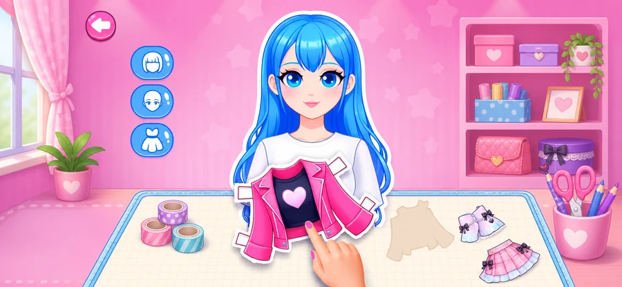 Paper Doll - DIY Dress Up Game gameplay