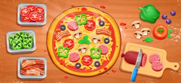 Pizza Games for Kids & Toddler gameplay