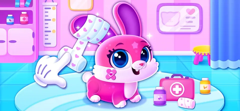 Animal Hospital — Baby Games: rescue animals from playful cartoon traps