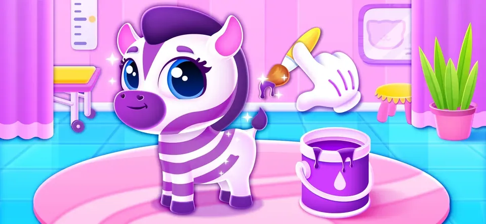 Animal Hospital — Baby Games: feed recovering patients tasty meals