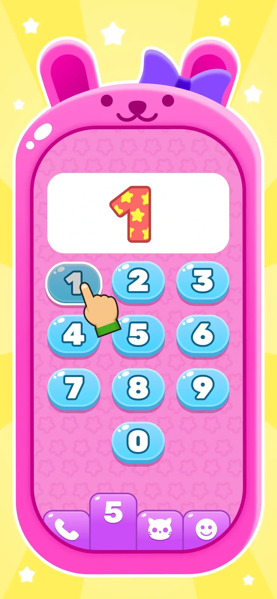 Baby Phone Game for Toddlers: explore mini-activities behind the phone keys