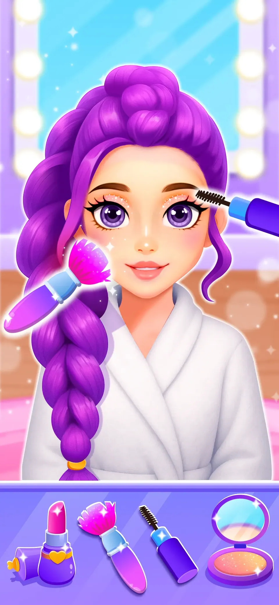 Beauty Salon Games for Girls: give spa treatments: masks, creams and cucumber slices