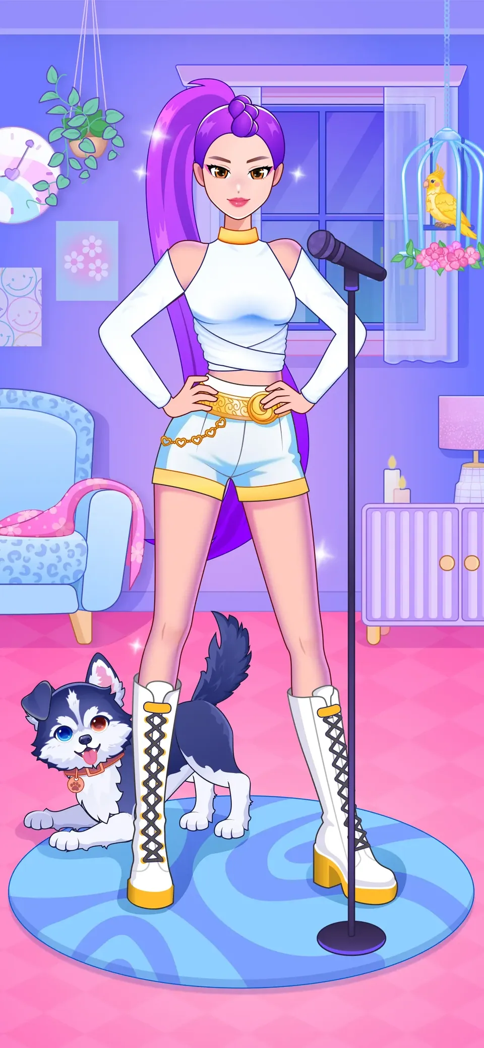 BFF Dress Up - Princess Doll: style dolls from a large tabbed wardrobe