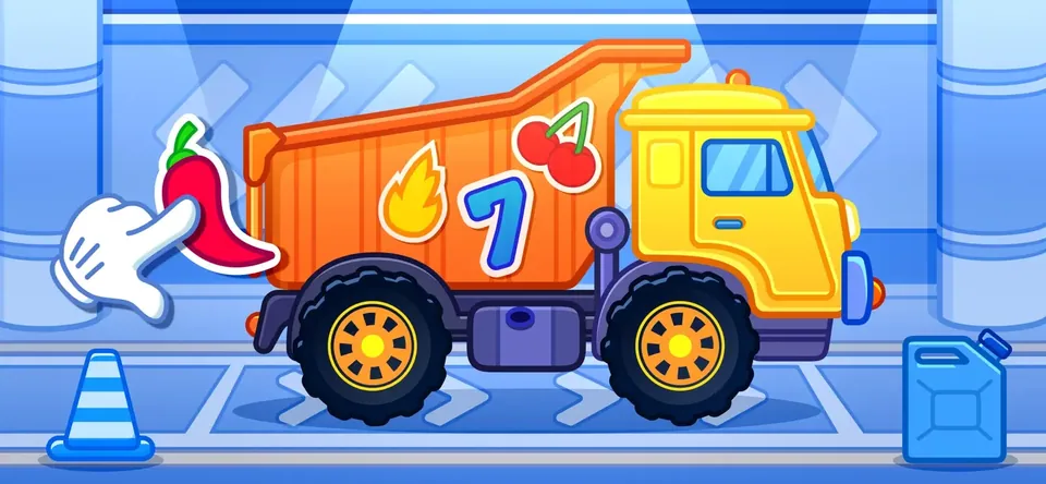 Car games for toddler and kids: ride looping, curving tracks full of surprises