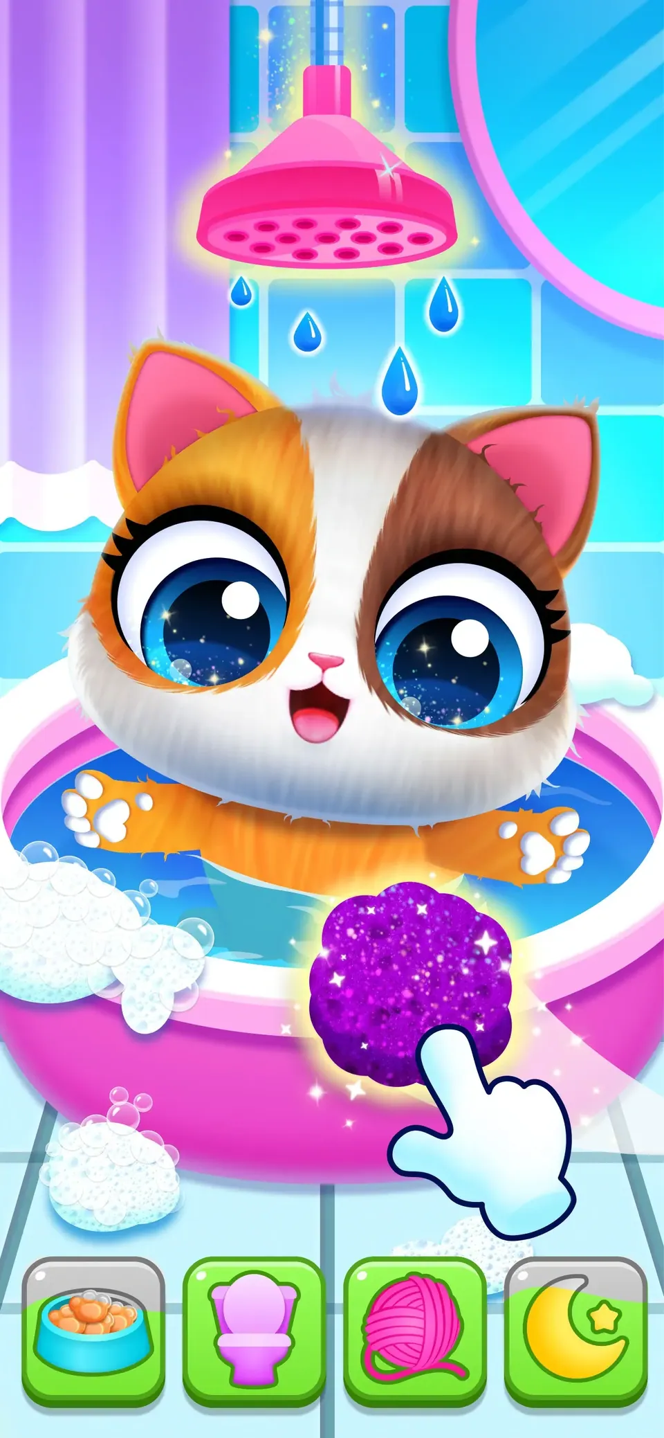 Cat & Kitty, Vet Game for Kids: feed kittens their favorite treats