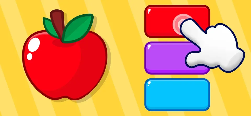 Educational Kids Games 2-5: match objects to their colors