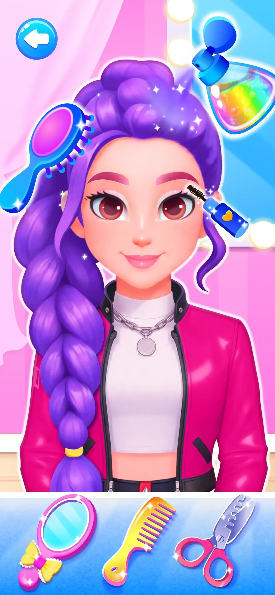 Hair Salon Games for Kids 2-5: wash, brush and blow-dry clients’ hair