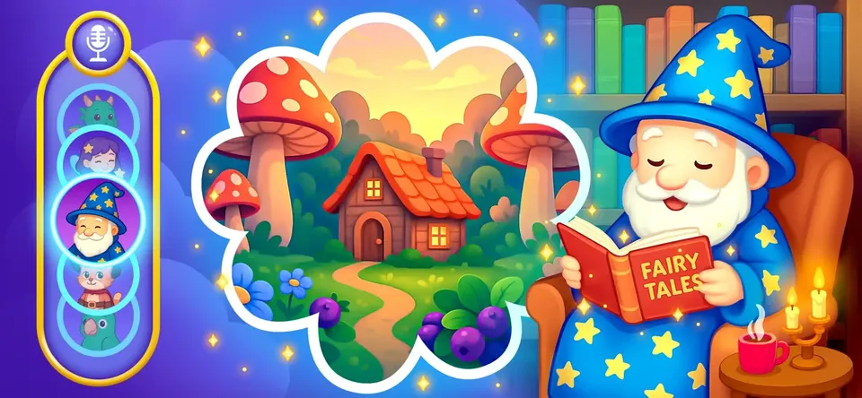 Kids Stories - Fairy Tales: enjoy warm illustrations on every spread