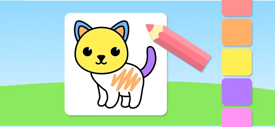 Learning games for toddlers 3+: complete animal-themed puzzles