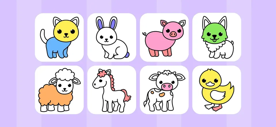 Learning games for toddlers 3+: progress through gradually growing challenges