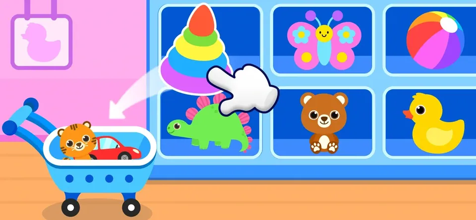 Mall Simulator Games for Kids: browse mall shops with different goods