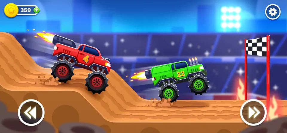 Monster Truck Game for Kids 2+: wash, paint and decorate the big machine