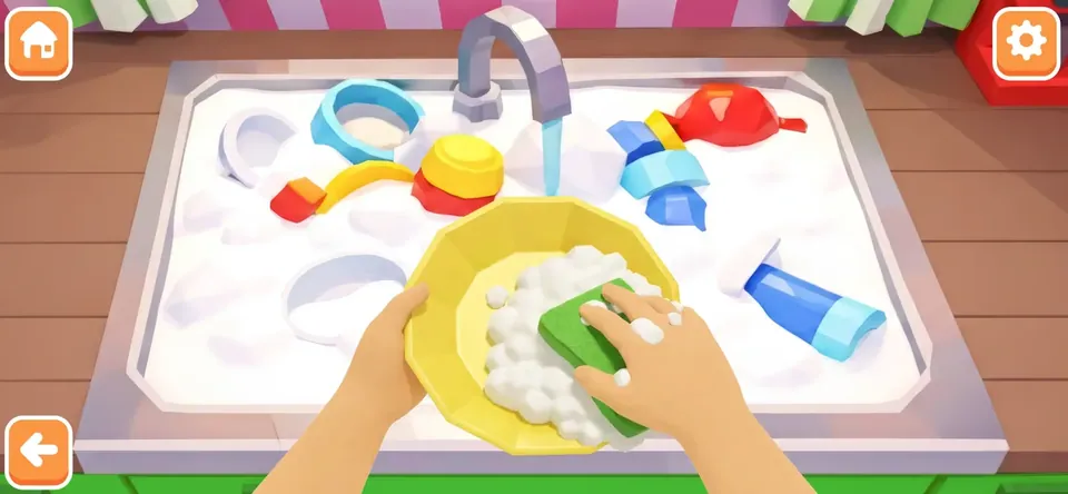 Mother Simulator - Baby Care: bathe and change the little one