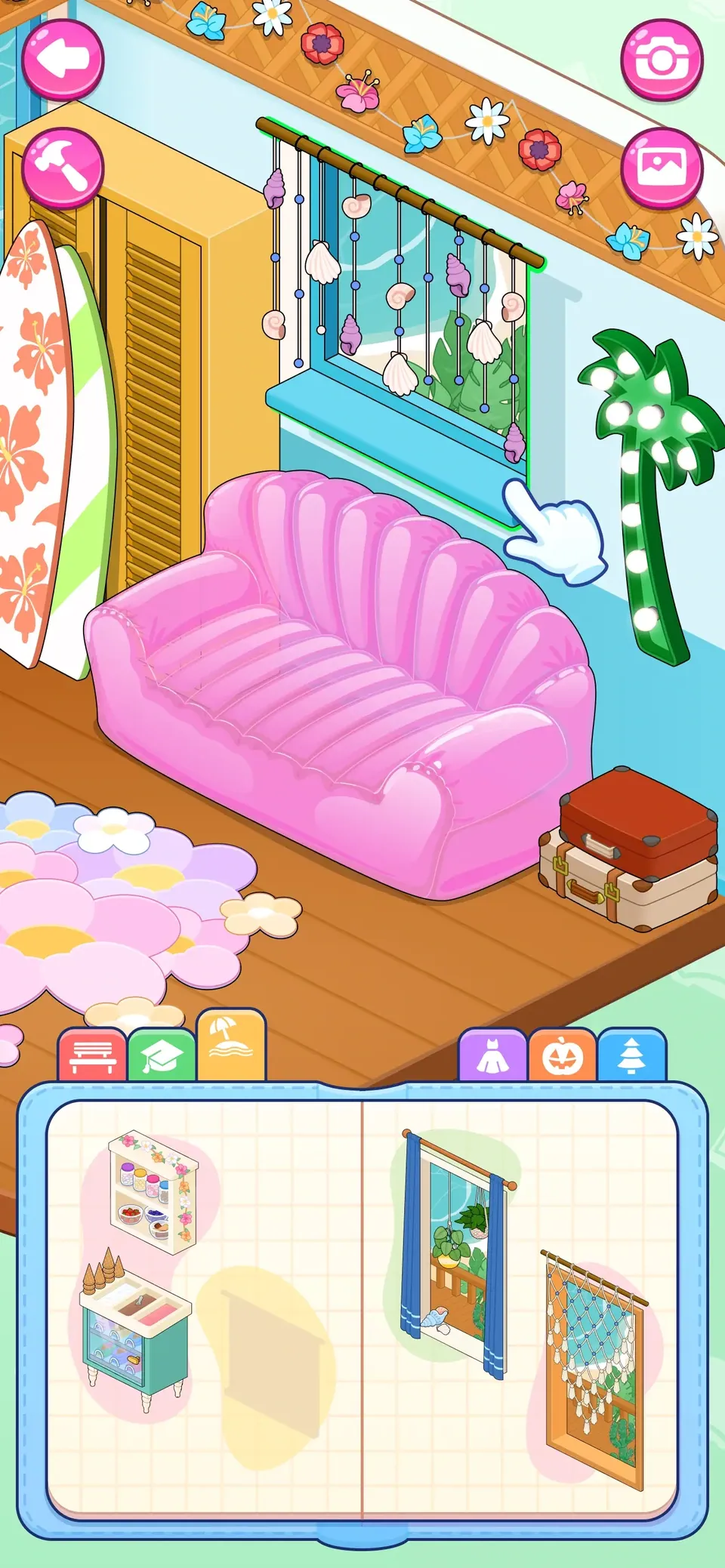 Paper Doll - DIY Dress Up Game: arrange furniture, details and decorations